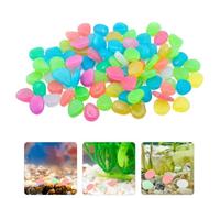 Piedras De Jardín Brillantes | Guijarros De Resina Artificial Luminosos Y Coloridos Que Brillan - Piedras Luminosas Brillantes | Para Exterior Pecera Sendero Pasarela Stepping Yard Estanque Piscina Te