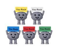 Piedras de preocupación para Les - Fomento de 5 piezas de resina | de regalo y confort Tiny Trinkets | para cumpleaños, Navidad, familia, amigos, niños, niñas y niñas.