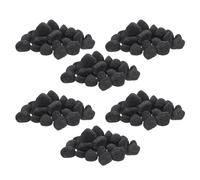 Piedras de Sauna Naturales Negras, Repuesto para Calentador, 6 Bolsas 600 G | Basalto Volcánico Poroso, Difusión Uniforme del Vapor, para Estufas de Vapor y Uso Doméstico