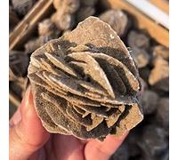Piedras de selenita mineral de cuarzo natural y hermosa, cristal rosa del desierto, especímenes de gema áspera