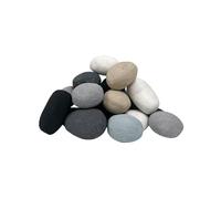 Piedras Decorativas de Fibra cerámica para Chimenea de etanol, 24 Unidades (Mixto)