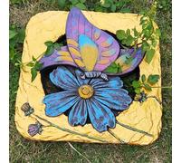 Piedras decorativas for camino de jardín con estampado animal pequeño, paisajismo exterior decorativo for césped, patio y sendero(Butterfly)