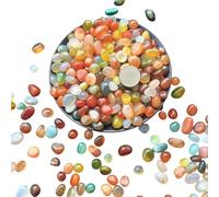 Piedras Decorativas,Piedras Preciosas De Colores Naturales,Semipreciosas Para Acuarios, Plantas Suculentas, Decoraciones De Paisajes,Adornos Coloridos,0.5-1cm (colorful1)