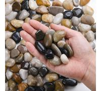 Piedras decorativas pulidas naturales para jardín de 2.97lbs / 1,35 kg
