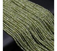 Piedras facetadas pequeñas de 2 mm for la creación joyas, collares, pulseras y accesorios DIY(Green)