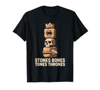 Piedras Huesos Tonos Tronos Cuatro Campos Antropología Camiseta