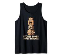 Piedras Huesos Tonos Tronos Cuatro Campos Antropología Camiseta sin Mangas