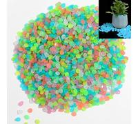 Piedras Luminosas Al Aire Libre Para El Resplandor En Los Pasillos Oscuros,Piedras De Jardín Coloridas De Resplandor En La Oscuridad,Decoraciones De Acuario De Tanque De Peces(Mix-A,600PCS)