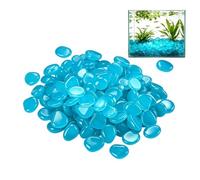 Piedras luminosas de jardín, senderos, 300 piezas de guijarros decorativos de resina para patios, patios, jardines de , caminos, acuarios, terrazas, playas, césped y caminos