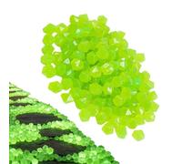 Piedras luminosas para exteriores | 300 piezas resistentes a la intemperie y realistas - Piedras fosforescentes de jardín | Para exteriores, terraza, entrada, paisajismo, macetas,