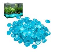 Piedras luminosas para jardín - 300 piedras brillantes de resina decorativas coloridas para aceras, patios traseros, jardines de hadas, caminos, entradas, acuarios, acuarios, terrazas