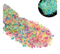 Piedras Luminosas,Piedras Decorativas Jardin,Fluorescente Piedras,Piedras Acuarios Piedra Jardineria,para Casa,Jardín,Acuario y Pecera,Decoración de Pasarelas,Macetas de Plantas,Coloreado,4000 Pcs