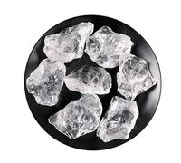 Piedras Naturales Crudas Cristal Piedra desmagnetizante de cristal blanco natural, grandes partículas piedra aromática, expansión, decorativa for peceras, mobiliario diario for el hogar
