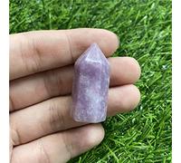 Piedras naturales de 1.5 pulgadas, punta de cristal, torre de 22 colores, amatista, cuarzo rosa, obelisco mineral, adornos para el hogar, lapidolita