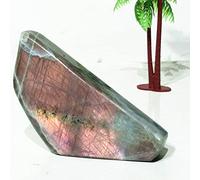 Piedras Naturales De Gran Tamaño, Cristales De Labradorita Púrpura, Decoración De Habitación, Piedra Violeta, Chakra De Brujería, Curación Espiritual De Reiki,A12 312 G 121-58 Mm