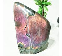 Piedras Naturales De Gran Tamaño, Cristales De Labradorita Púrpura, Decoración De Habitación, Piedra Violeta, Chakra De Brujería, Curación Espiritual De Reiki,A10 524 G 130-80 Mm