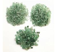 Piedras naturales de grava de cristal verde natural, 50 g, decoración para el hogar, 50 gramos, 7-9 mm