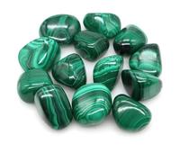 Piedras naturales pulidas a granel, grava, muestra, cristales, cuarzo, mineral, tanque, acuario, jardín, decoración del hogar, malaquita