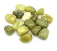 Piedras naturales pulidas, cristales curativos, cuarzo a granel, mineral, grava, espécimen, gemas minerales, colgante, acuario, jardín, decoración del hogar - Xiuyan Jade 1-50g