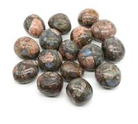Piedras naturales pulidas, cristales curativos, cuarzo a granel, mineral, grava, espécimen, gemas minerales, colgante, acuario, jardín, decoración del hogar - Riolita - 50 g