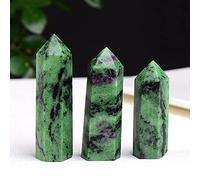 Piedras naturales Punto Varita Piedra Prismas Hexagonales Obelisco Varita Tratamiento Piedra Energía Mineral Artesanía Mineral Decoración Del Hogar Regalo-morganita_50-60mm