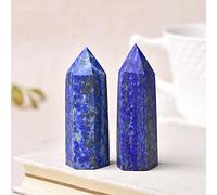 Piedras naturales, varita de punta de cristal, amatista, cuarzo rosa, mineral, manualidades, decoración del hogar, 1 unidad, lazuli, 50-60 mm