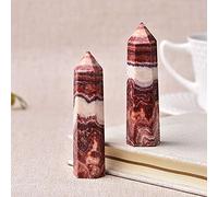 Piedras naturales, varita de punta de cristal, amatista, cuarzo rosa, mineral, manualidades, decoración del hogar, 1 unidad, piedra de cerdo, 70-80 mm