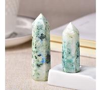 Piedras naturales, varita de punta de cristal, amatista, cuarzo rosa, piedra mineral, manualidades, decoración del hogar, 1 unidad, Fynchenita, 60-70 mm