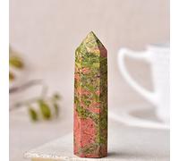 Piedras naturales y piedras de cristal, minerales, pulidas, artesanías, decoración del hogar, unakita, 70-80 mm