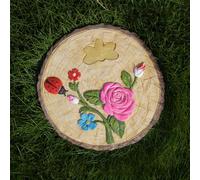 Piedras para jardín, Pavimentos decorativos multicolores for paisajismo de jardín, piedra antideslizante for caminos patio/pasillo/jardín(Style3,3PCS)