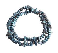 Piedras para Pulseras Cuentas espaciadoras sueltas de grava irregular piedra hematita for hacer joyas, pulseras cuentas DIY 15''(Burgundy)