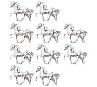 Piedras Para Uñas | 10 Piezas Forma De Caballo Decoración De Portátil | Lindos Cristales De Uñas - Para Artistas Novias Fiestas Eventos Especiales Principiantes Amantes De La Belleza Estudiantes Mujer