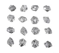 Piedras preciosas acrílicas para decoración de relleno de jarrón, para rocas de hielo de cristal para dispersión de mesa de boda, piedras decorativas transparentes para adornos de peceras, gemas de