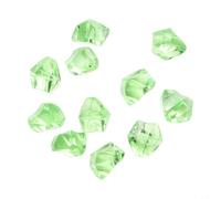 Piedras preciosas acrílicas para mesa de boda, rocas de hielo transparentes, cuentas de relleno de jarrón, gemas de plástico coloridas, piedras decorativas para peceras, decoración de fiesta, 6 x 9 mm