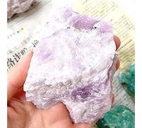 Piedras preciosas de cristal de cuarzo natural, minerales en bruto rojos, kunzita para la fabricación de joyas o decoración del hogar, espécimen de piedra en bruto-320g_CN