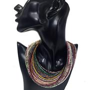 Piedras Preciosas Facetadas, Collar De Cuentas De 2-3mm, Pulsera, Gargantilla De Lapislázuli De Cristal De Cuarzo Rosa, Joyería Para Hombre Y Mujer, Regalo De Fiesta,Piedra Lunar Azul,collar De 38-40CM