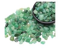 Piedras pulidas, ágata, grava, cristales, chips de cuarzo, minerales, espécimen de Reiki, piedras preciosas, decoración for acuarios, manualidades DIY. Para acuarios y estanques(Color 17,50g)