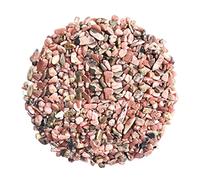 Piedras verdes rocas de río pulidas para plantas ornamentales, piedras de grava para acuario, plantas en maceta, bonsái, terrario, jardín de hadas, proyecto de bricolaje, 100 g, piedras rojas para