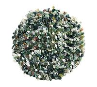 Piedras verdes, rocas de río pulidas para plantas ornamentales, piedras de grava para plantas en maceta, bonsái suculentas, terrario, jardín de hadas, proyecto de bricolaje, 100 g, florero, relleno de