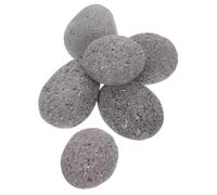 Piedras Volcánicas Decorativas Reutilizables para Chimenea 2kg | Roca Volcánica Natural, Textura Porosa y Rugosa, para Gas, Carbón, Patio o Fogata