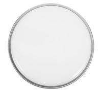 Piel Batería Semitransparente Capa de Doble de Caja | Película de Poliéster Ligera, Color Blanco, Recambio para Batería de Jazz, Accesorio de Práctica