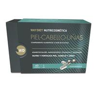 Piel Cabello y Uñas Nutricosmética Way diet 60 cápsulas | Mijo rico en metionina, ortiga, cola de caballo, vitaminas y zinc | Fortalece piel, cabello y uñas desde dentro