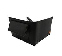 Piel Cabrera Cartera Porta Placa para Policia Nacional España con Monedero Exterior y Bandera Bordada. Mod. 810.