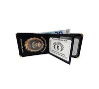 Piel Cabrera Cartera Porta Placa Patrón de Navegación Básica (PNB)