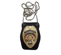 Piel Cabrera Holder Badge Hawaii Five - 0