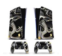 Piel Consola Para PS5 Slim Skin Disc Edition & Digital Console And Controller Vinyl Cover Skins Wraps Scratch Resistant, Compatible Con Para 21372 Regalo Envolturas Pieles(Disc Version)