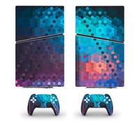 Piel Consola Para PS5 Slim Skin Disc Edition & Digital Console And Controller Vinyl Cover Skins Wraps Scratch Resistant, Compatible Con Para 28386 Regalo Envolturas Pieles(Digital Edition)
