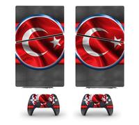Piel Consola Para PS5 Slim Skin Disc Edition & Digital Console And Controller Vinyl Cover Skins Wraps Scratch Resistant, Compatible Con Para 79103 Regalo Envolturas Pieles(Disc Version)