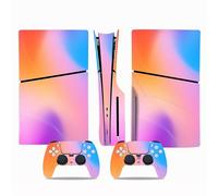 Piel Consola Para PS5 Slim Skin Disc Edition & Digital Console And Controller Vinyl Cover Skins Wraps Scratch Resistant, Compatible Con Para 07976 Regalo Envolturas Pieles(Digital Edition)