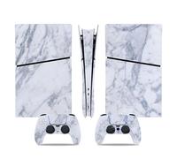 Piel Consola Para PS5 Slim Skin Disc Edition & Para Digital Consola Mando Cubierta Vinilo Fundas Compatible Resistente Arañazos 00940 Regalo Envolturas Pieles(Disc Version)